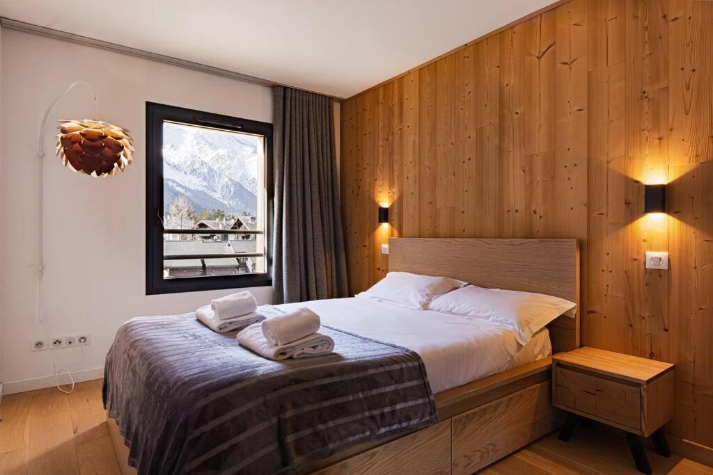 Modern 2Br 5* Pool Gym Spa Garage Mont-Blanc View Chamonix Kültér fotó