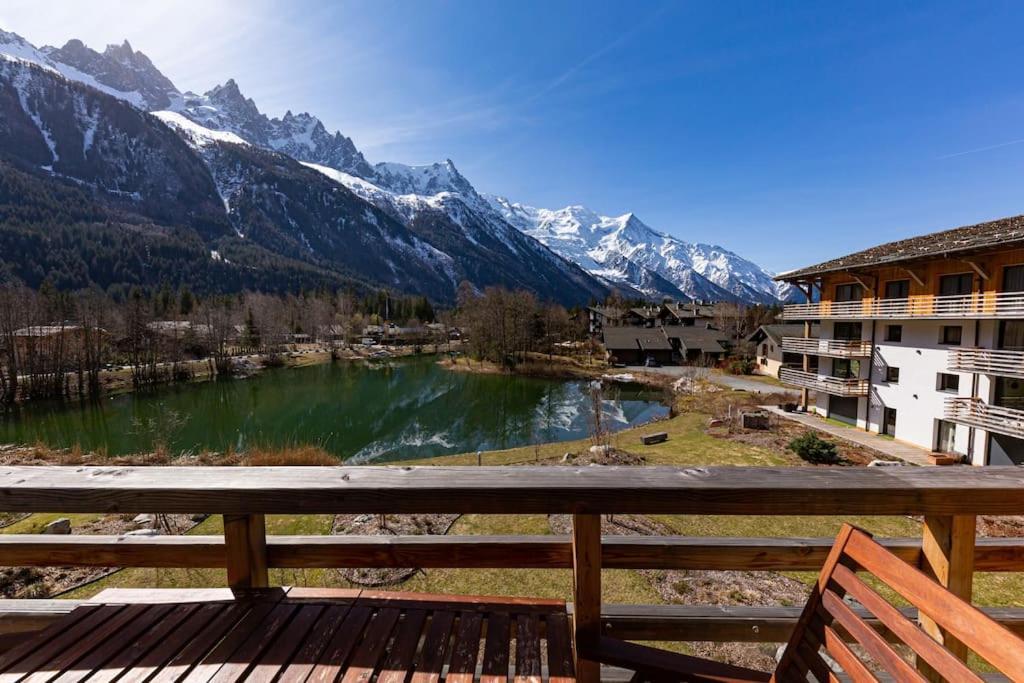 Modern 2Br 5* Pool Gym Spa Garage Mont-Blanc View Chamonix Kültér fotó