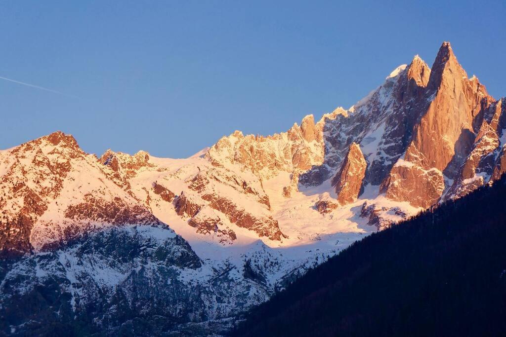 Modern 2Br 5* Pool Gym Spa Garage Mont-Blanc View Chamonix Kültér fotó