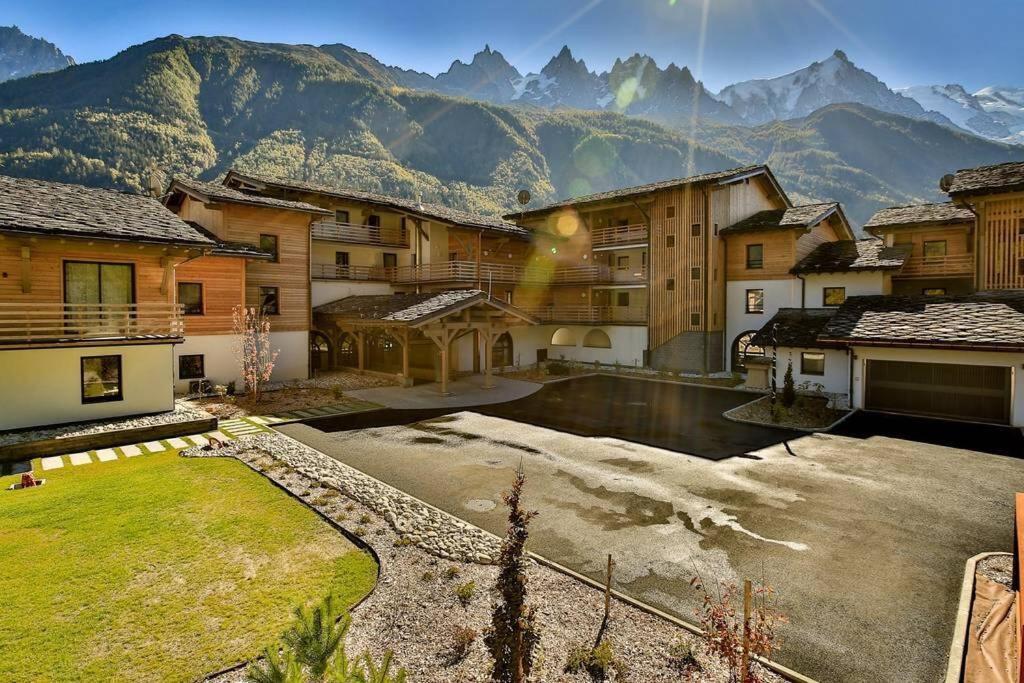 Modern 2Br 5* Pool Gym Spa Garage Mont-Blanc View Chamonix Kültér fotó