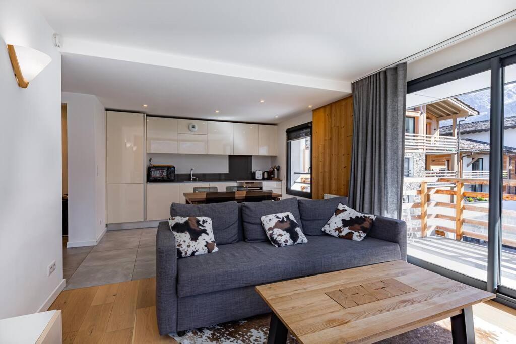 Modern 2Br 5* Pool Gym Spa Garage Mont-Blanc View Chamonix Kültér fotó
