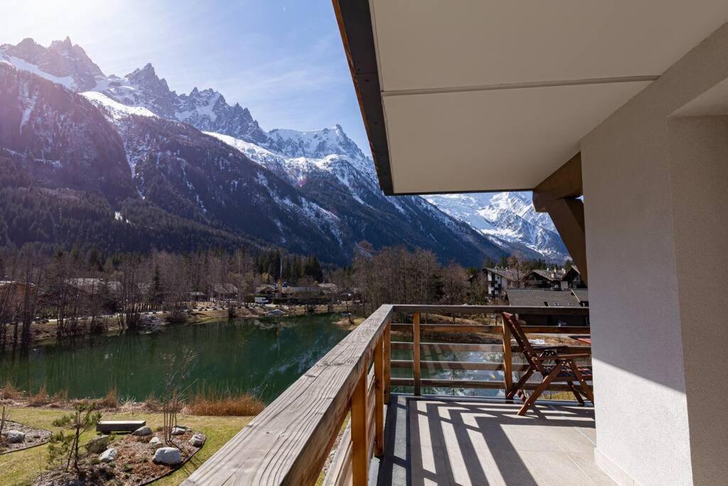 Modern 2Br 5* Pool Gym Spa Garage Mont-Blanc View Chamonix Kültér fotó